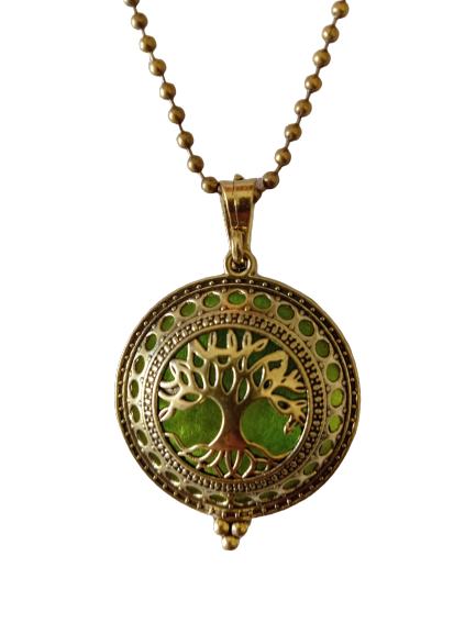 Colgante con cadena para aromaterapia