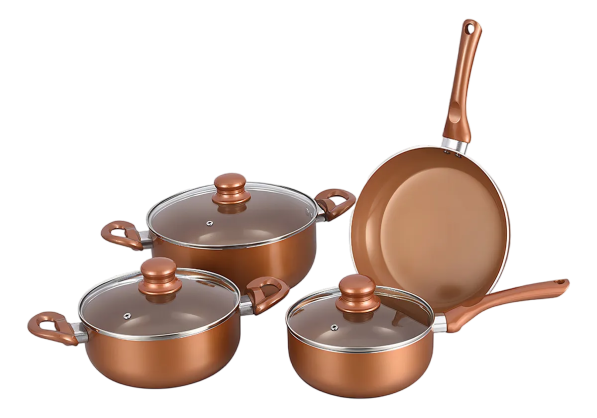 Juego de batería cocina 7 piezas Cuori