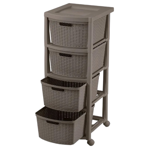 Cajonera plástica 4 cajones